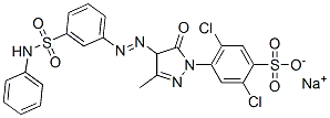 CAS#: 15792-51-5， Sodium 4-[4-[[3-(Anilinosulphonyl)Phenyl]Azo]-4,5-Dihydro-3-Methyl-5-Oxo-1H-Pyrazol-1-Yl]-2,5-Dichlorobenzenesulphonate