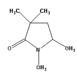 CAS#: 158392-74-6， 2-Methyl 1-(2-Methyl-2-Propanyl) 4,4-Dimethyl-5-Oxo-1,2-Pyrrolidinedicarboxylate