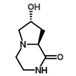CAS#: 158393-18-1， (7R,8aS)-7-Hydroxyhexahydropyrrolo[1,2-a]Pyrazin-1(2H)-One