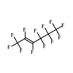 structure of CAS# 1584-00-5, (2E)-1,1,1,2,3,4,4,5,5,6,6,6-Dodecafluoro-2-Hexene;Perfluorohex-2-ene;Perfluorohexene-2;MFCD00443180