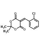 CAS#: 15851-88-4， 5-(2-Chlorobenzylidene)-2,2-Dimethyl-1,3-Dioxane-4,6-Dione