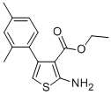 结构式 CAS# 15854-10-1, 2-氨基-4-(2,4-二甲基苯基)噻吩-3-羧酸乙酯