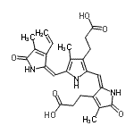 CAS#: 158649-79-7， 3-[(2E)-2-({3-(2-Carboxyethyl)-4-Methyl-5-[(E)-(4-Methyl-5-Oxo-3-Vinyl-1,5-Dihydro-2H-Pyrrol-2-Ylidene)Methyl]-1H-Pyrrol-2-Yl}Methylene)-4-Methyl-5-Oxo-2,5-Dihydro-1H-Pyrrol-3-Yl]Propanoic Acid
