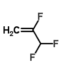 结构式 CAS# 158664-13-2, 2,3,3-三氟-1-丙烯