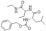 structure of CAS# 158798-83-5, N-((Phenylmethoxy)carbonyl)-L-leucyl-N-ethyl-L-2-aminobutanamide;Phenylmethyl N-[(1S)-5-Amino-6-Ethylamino-1-Isobutyl-2,6-Dioxo-Hexyl]Carbamate;N-[(1S)-5-Amino-6-Ethylamino-1-Isobutyl-2,6-Dioxohexyl]Carbamic Acid Phenylmethyl Ester;N-[(1S)-5-Amino-6-Ethylamino-1-Isobutyl-2,6-Diketo-Hexyl]Carbamic Acid Benzyl Ester