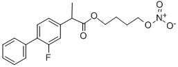 CAS#: 158836-71-6， 4-Nitrooxybutyl 2-(3-Fluoro-4-Phenylphenyl)Propanoate