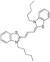 CAS#: 159021-02-0， 3-Pentyl-2-[(1E,3E,5E,7Z)-7-(3-Pentyl-1,3-Benzothiazol-2-Ylidene)Hepta-1,3,5-Trienyl]-1,3-Benzothiazol-3-Ium Iodide