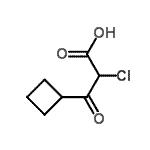 CAS#: 159503-27-2， 2-Chloro-3-Cyclobutyl-3-Oxopropanoic Acid