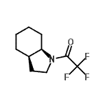 CAS 登录号：159551-35-6， 2,2,2-三氟-1-[(3aR,7aR)-八氢-1H-吲哚-1-基]乙酮