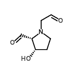 CAS#: 159561-66-7， (2R,3S)-3-Hydroxy-1-(2-Oxoethyl)-2-Pyrrolidinecarbaldehyde