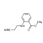 CAS#: 159642-45-2， Methyl 2-[(2-Cyanoethyl)Amino]Benzoate