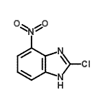 structure of CAS# 15965-55-6, 2-Chloro-4-Nitro-1H-Benzimidazole;1H-Benzimidazole,2-chloro-4-nitro-;2-Chloro-4-nitro-1H-benzimidazole;2-chloro-4-nitro-1H-benzo[d]imidazole