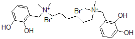 CAS#: 159662-70-1， (2,3-Dihydroxyphenyl)Methyl-[6-[(2,3-Dihydroxyphenyl)Methyl-Dimethylazaniumyl]Hexyl]-Dimethylazanium Dibromide