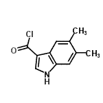 CAS#: 159730-25-3， 5,6-Dimethyl-1H-Indole-3-Carbonyl Chloride