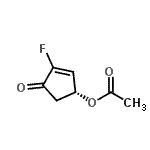 CAS 登录号：159752-17-7， (1R)-3-氟-4-氧代-2-环戊烯-1-基乙酸酯