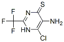 structure of CAS# 1598-59-0, 5-Amino-6-Chloro-2-(Trifluoromethyl)-1H-Pyrimidine-4-Thione;Nsc57025