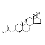 CAS#: 1600-76-6， (3alpha,5alpha,17beta)-17-Hydroxyandrostan-3-Yl Acetate