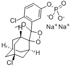 CAS#: 160081-62-9， 2-Chloro-5-(5'-Chloro-4-Methoxyspiro[1,2-Dioxetane-3,2'-Tricyclo[3.3.1.1(3,7)]Decan]-4-Yl)-Phenol 1-(Dihydrogen Phosphate) Sodium Salt (1:2)