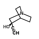CAS#: 160127-75-3， (3S)-3-Ethynylquinuclidin-3-Ol