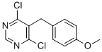 CAS#: 16016-00-5， 4,6-Dichloro-5-(4-Methoxybenzyl)Pyrimidine
