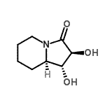 CAS#: 160169-49-3， (1R,2S,8aR)-1,2-Dihydroxyhexahydro-3(2H)-Indolizinone