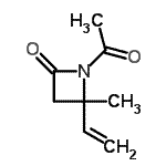 CAS#: 160291-17-8， 1-Acetyl-4-Methyl-4-Vinyl-2-Azetidinone