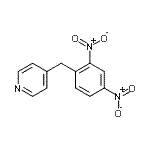结构式 CAS# 1603-85-6, 4-(2,4-二硝基苄基)吡啶