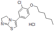 CAS#: 160518-42-3， 3-(3-Chloro-4-Hexoxyphenyl)-5,6-Dihydroimidazo[2,1-b][1,3]Thiazole Hydrochloride