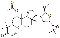 CAS#: 161043-67-0， [(5R,7R,9R,10R,13S,17R)-17-[(2S)-5-(3,3-Dimethyloxiran-2-Yl)-2-Methoxyoxolan-3-Yl]-4,4,8,10,13-Pentamethyl-3-Oxo-5,6,7,9,11,12,16,17-Octahydrocyclopenta[a]Phenanthren-7-Yl] Acetate