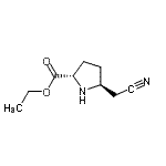 CAS#: 161257-64-3， Ethyl (5S)-5-(Cyanomethyl)-L-Prolinate