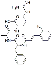 CAS#: 161258-31-7， (2S)-5-(Diaminomethylideneamino)-2-[[(2S)-2-[[(2S)-2-[[(E)-3-(2-Hydroxyphenyl)Prop-2-Enoyl]Amino]-3-Phenylpropanoyl]Amino]Propanoyl]Amino]Pentanoic Acid