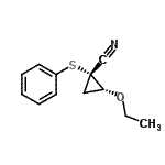 CAS#: 161262-85-7， (1R,2R)-2-Ethoxy-1-(Phenylsulfanyl)Cyclopropanecarbonitrile