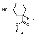 CAS#: 161315-14-6， Methyl 4-Aminotetrahydro-2H-Thiopyran-4-Carboxylate Hydrochloride (1:1)