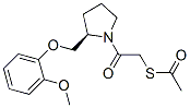 CAS#: 161364-89-2， S-[2-[(2R)-2-[(2-Methoxyphenoxy)Methyl]Pyrrolidin-1-Yl]-2-Oxoethyl] Ethanethioate