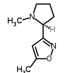 CAS#: 161423-38-7， 5-Methyl-3-[(2S)-1-Methyl-2-Pyrrolidinyl]-1,2-Oxazole
