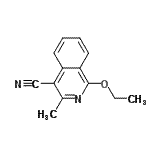 CAS#: 161468-29-7， 1-Ethoxy-3-Methyl-4-Isoquinolinecarbonitrile