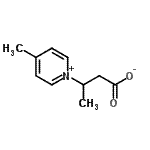 CAS#: 161470-77-5， 3-(4-Methyl-1-Pyridiniumyl)Butanoate