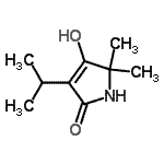 CAS#: 161719-92-2， 4-Hydroxy-3-Isopropyl-5,5-Dimethyl-1,5-Dihydro-2H-Pyrrol-2-One