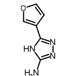 CAS#: 161793-04-0， 3-(3-Furyl)-1H-1,2,4-Triazol-5-Amine