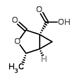 CAS#: 161870-17-3， (1R,2S,5S)-2-Methyl-4-Oxo-3-Oxabicyclo[3.1.0]Hexane-5-Carboxylic Acid