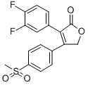 CAS 登录号:162011-83-8, 3-(3,4-二氟苯基)-4-(4-甲基磺酰基苯基)-5H-呋喃-2-酮