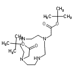 structure of CAS# 162148-48-3, Bis(2-Methyl-2-Propanyl) 2,2'-(1,4,7,10-Tetraazacyclododecane-1,7-Diyl)Diacetate;1,4,7,10-<wbr>Tetraazac<wbr>yclododec<wbr>ane-1,7-d<wbr>iacetic a<wbr>cid, bis(<wbr>1,1-dimet<wbr>hylethyl)<wbr> ester;1,7-Bis(t<wbr>ert-butox<wbr>ycarbonyl<wbr>methyl)-1<wbr>,4,7,10-t<wbr>etraazacy<wbr>clododeca<wbr>ne;Cyclen-1,7-diacetic acid di-tert-butyl ester