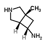 CAS#: 162301-28-2， (1R,5S,6S)-1-Methyl-3-Azabicyclo[3.2.0]Heptan-6-Amine