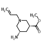 CAS#: 162314-92-3， Methyl (3R,5S)-1-Allyl-5-Amino-3-Piperidinecarboxylate