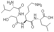 CAS#: 162559-45-7， L-Leucyl-L-Seryl-L-Lysyl-L-Leucine