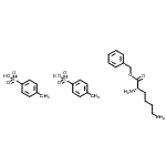 structure of CAS# 16259-78-2, Benzyl L-Lysinate 4-Methylbenzenesulfonate (1:2);O-benzyl-L-lysine bis(toluene-p-sulphonate)