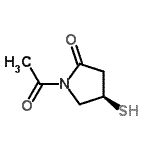 CAS#: 162753-54-0， (4R)-1-Acetyl-4-Sulfanyl-2-Pyrrolidinone