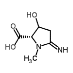 CAS#: 162763-50-0， 3-Hydroxy-5-Imino-1-Methyl-L-Proline