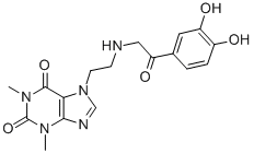 CAS#: 16289-61-5， 7-[2-[(3,4-Dihydroxyphenacyl)Amino]Ethyl]-3,7-Dihydro-1,3-Dimethyl-1H-Purine-2,6-Dione