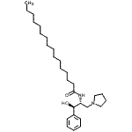 CAS#: 163042-29-3， N-[(1R,2R)-1-Hydroxy-1-Phenyl-3-(1-Pyrrolidinyl)-2-Propanyl]Hexadecanamide